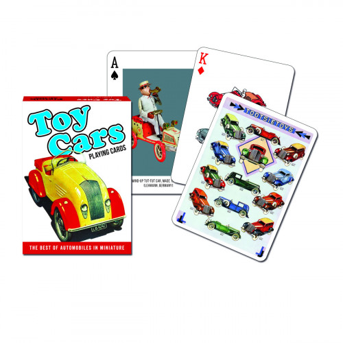 Carti de joc de colectie Piatnik, cu tema "Toy cars"